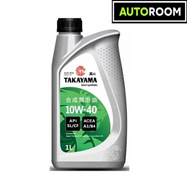 Моторное масло TAKAYAMA SAE 10/40 API SL/CF (1л) пластик