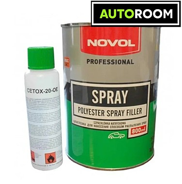 Шпатлевка жидкая 1.2кг Novol Spray 1201