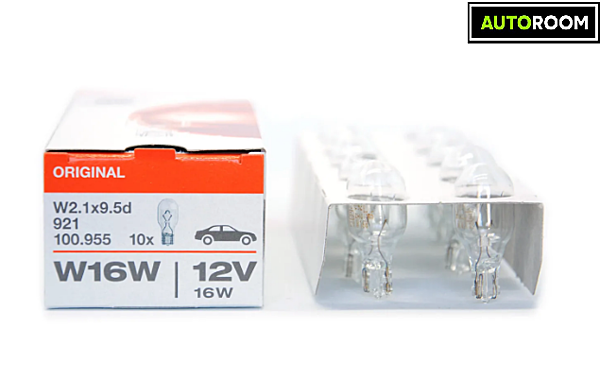 Лампа 921 W16W OSRAM безцокольная 