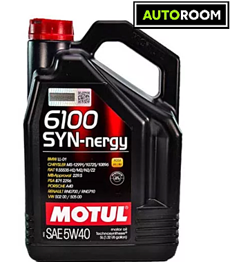 Масло моторное MOTUL 6100 SYN-NERGY 5w40 A3/B4  4л. синт.