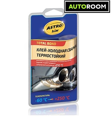 Клей-холодная сварка ASTROhim термостойкий Total Bond, блистер 55 г AC-9315