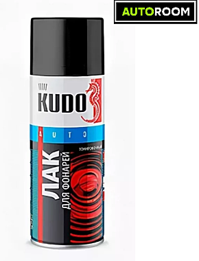 Лак автомобильный для тонировки фар (черный) KUDO KU-9021	