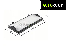 Фильтр салонный 1987431168 BOSCH М1168 (аналог K1253)