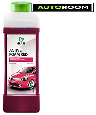 Шампунь для б/к мойки Active Foam Red GRASS (1л) 