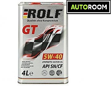 Масло моторное ROLF GT 5W40 SN/CF 4л 