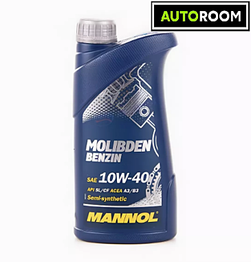 Масло моторное MANNOL Molibden Benzin 10w40 п/с 1л