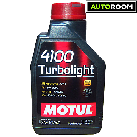 Масло моторное MOTUL 4100 Turbolight 10w40 п/син 1л