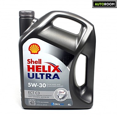 Масло моторное Shell Helix Ultra ECT 5W30 C3син 4л