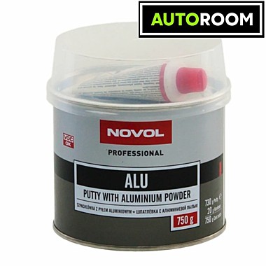 Шпатлевка Novol с алюминиевой пылью полиэфирная, 0.75кг
