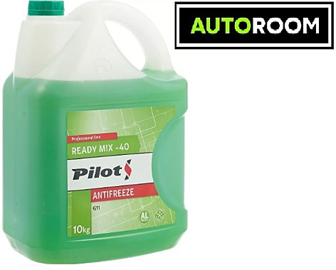 Антифриз Pilots Green Line-40 10кг зеленый