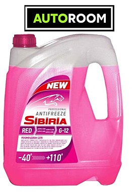 Антифриз SIBIRIA красный G-12 5кг