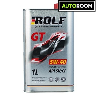 Масло моторное ROLF GT 5W40 SN/CF 1л 