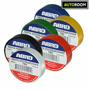 Изолента черная ABRO 10м*10