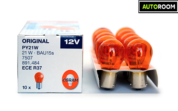 Лампа 7507 12V РY21W OSRAM 