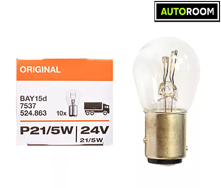 Лампа 7537 24V Р21/5W OSRAM