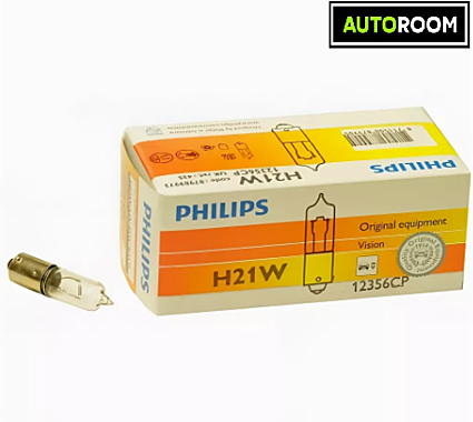 Лампа PHILIPS Н21W 12V 12356