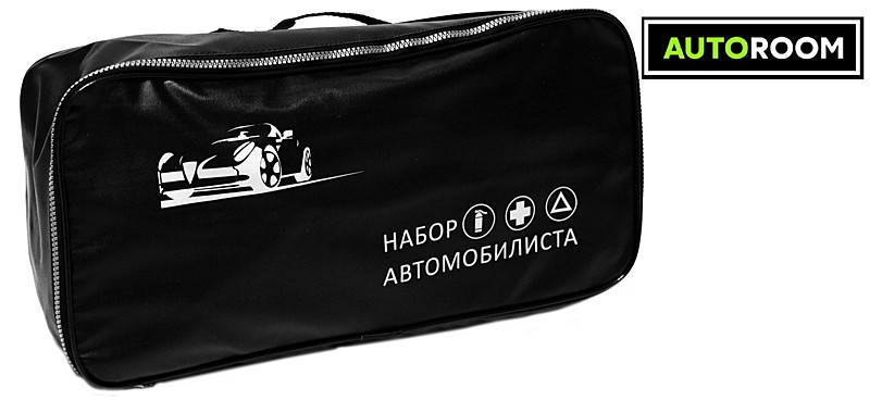 Сумка для т/о  набор автомобилиста черная/синяя пустая 