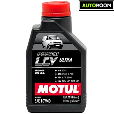 Масло моторное MOTUL POWER LCV ULTRA 10w40 A3/B4  1л. (масло моторн. для лёгк. коммерч. а/м)   
