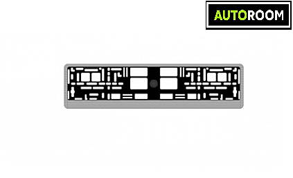 Рамка под номерной знак карбон AVS RN-05