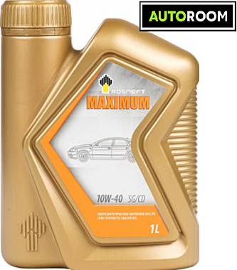 Масло моторное Роснефть Maximum 10W40 SG/CD 1л РНПК