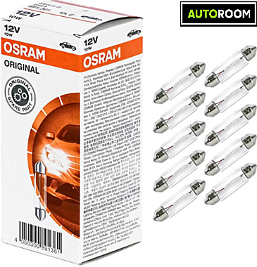Лампа 6418 12V (номер/салон) C5W 5W Osram