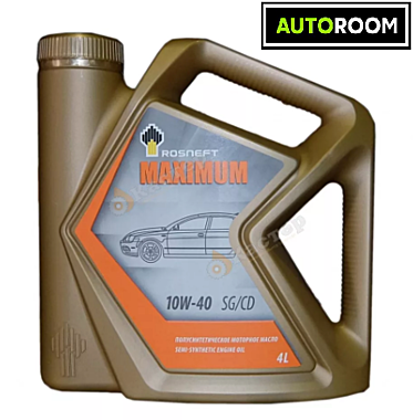Масло моторное Роснефть Maximum 10W40 SG/CD 4л РНПК