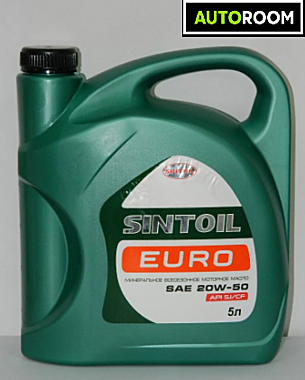 Масло моторное SINTOIL EURO 20W50 4л (мин.)    